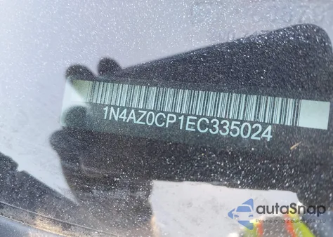 2014 Nissan Leaf Sl from USA, damaged, VIN 1N4AZ0CP1EC335024